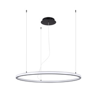 Żyrandol RISA 90 czarny LED 3000K