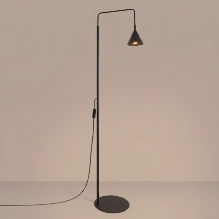 Lampa podłogowa NOX czarna