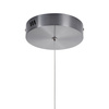 Lampa wisząca CIRCLE 60 cm - LED, ring tytan szczotkowany