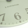 Arabic Wall Clock Pearl Green 12in