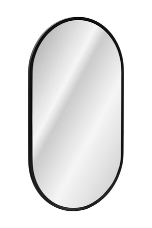 Zestaw meblowy 60cm z blatem, umywalką nablatową Wiki, szafką wysoką i lustrem led