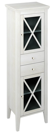 CROSS szafka wysoka 49x170x39cm, prawa, starobiała