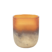Mercury Candle Amber/Gold Medium Jasmin & Vetiver