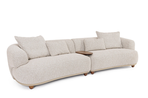 Sofa BIZZOTTO CHEOPE 4-osobowa z stolikiem – contemporary design premium