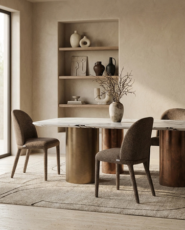 Krzesło TUYA brązowe