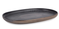 BIZZOTTO talerz HORTA OVAL szary - komplet 4 sztuk