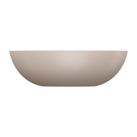 SHELL M+ umywalka nablatowa, 50 x 32 cm, dune beige mat