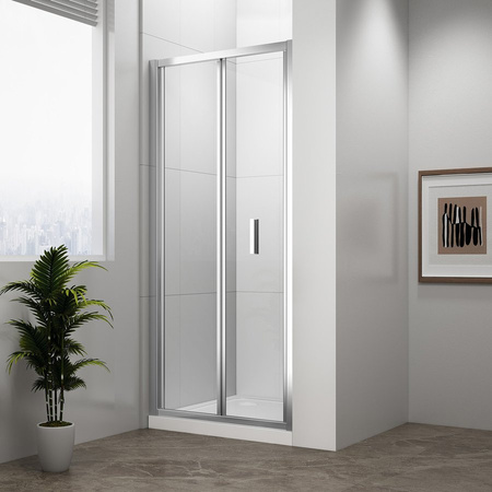 EASY drzwi prysznicowe składane 1000mm, szkło czyste