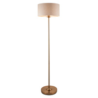 Highclere Floor Lamp Vintage Brass