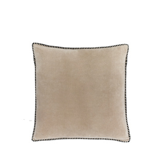 Nico Velvet Cushion Taupe 500x500mm