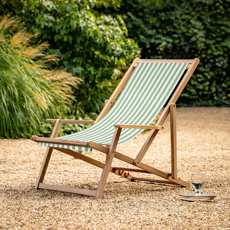 Creta Deck Chair Verde Stripe