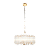 Valentina 5 Pendant Light Brushed Aged Brass