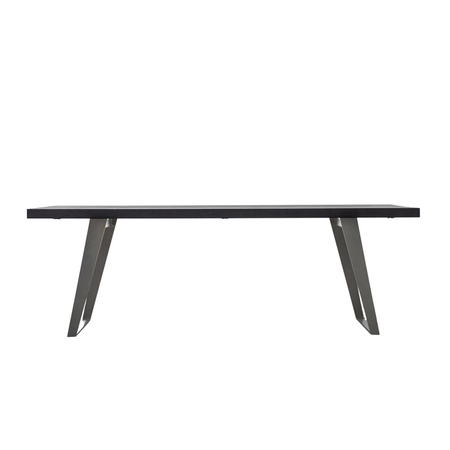 Newington Dining Table Black 2200x1000x770mm