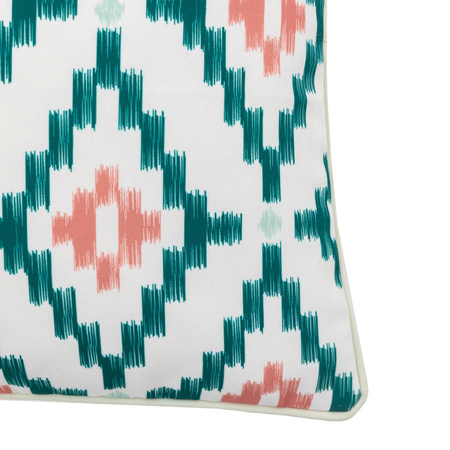 Aroha Geo Printed Cushion Apricot 450x450mm