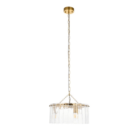 Karine 3 Pendant Light Brushed Aged Brass