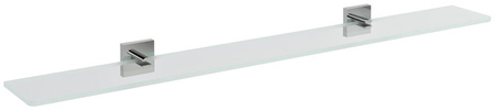 X-SQUARE półka szklana 1000mm, chrom/szkło czyste