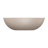 SHELL M+ umywalka nablatowa, 50 x 32 cm, dune beige mat