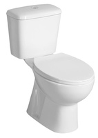 MANUEL kompakt WC, podwójny przycisk 3/6 l, odpływ dolny, biały