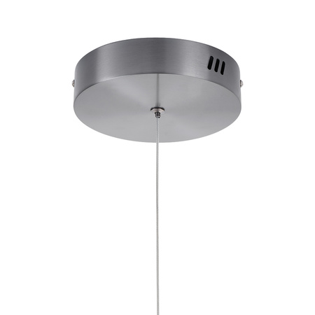 Lampa wisząca CIRCLE 40 cm - LED, ring tytan szczotkowany