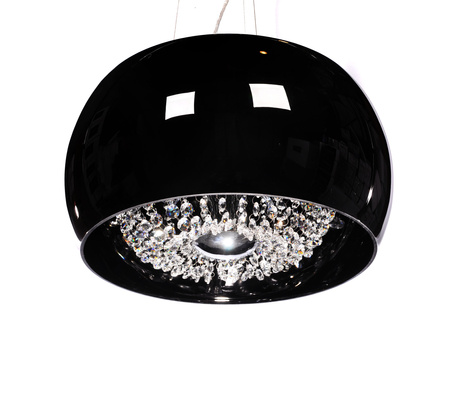 NOWOCZESNA LAMPA WISZĄCA CZARNA DISPOSA D40
