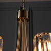 Berenice 5 Pendant Light Antique Brass