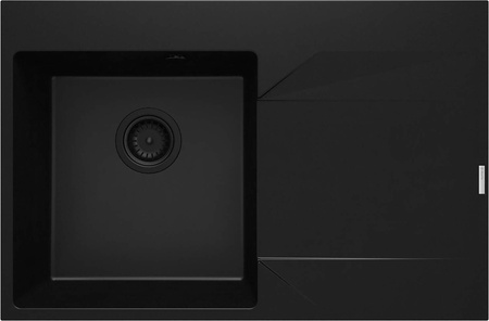 Zlewozmywak granitowy 1-komorowy z ociekaczem - prawy