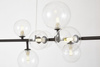 NOWOCZESNA LAMPA WISZĄCA CZARNA MERIDO W9
