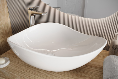 Zestaw meblowy 120cm z blatem i umywalką nablatową Cloud