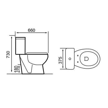Kompakt WC z Deską Zeta RIM