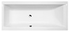 CLEO SLIM wanna prostokątna 160x75x48cm, biała