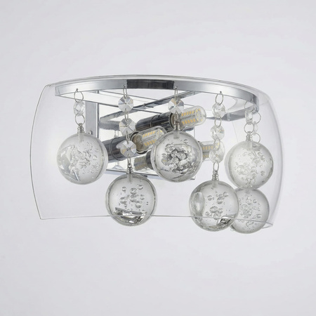 LAMPA ŚCIENNA KINKIET NOWOCZESNY FABINA CLEAR W1