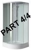 AIGO Aluminiowy profil narożny, bateria prysznicowa, część 4/4