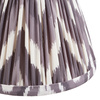 Zigzag Shade Pearl Grey Fabric 122x85x160mm