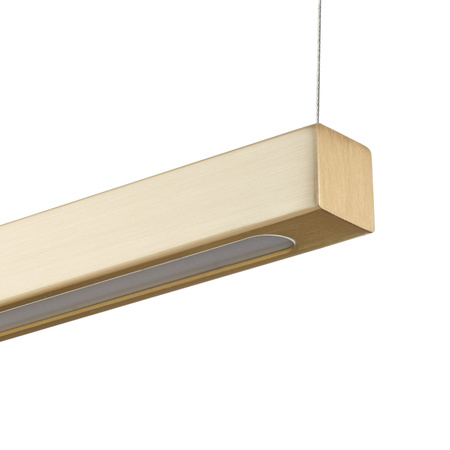 Lampa wisząca BEAM-100 LED -złota oprawa liniowa 4000K