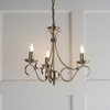 Bernice 3 Pendant Light Antique Brass
