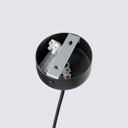 Lampa wisząca PELTA 1 czarna/żółta
