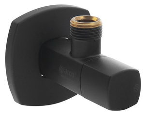 ARCO zawór kątowy A-80 1/2 "x3/8", anticalc, czarny