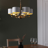Highclere 6 Pendant Light Antique Brass 500-1855mm