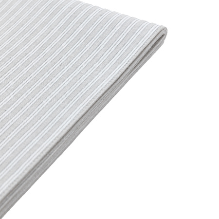 Woven Striped Table Runner Grey 360x2500mm