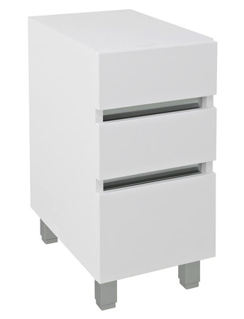 AVICE szafka dolna, 3 szuflady, 30x70,5x48cm, biały