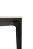 Stół SLIM 200x100 biały, czarny -         ceramiczny marmur, aluminium