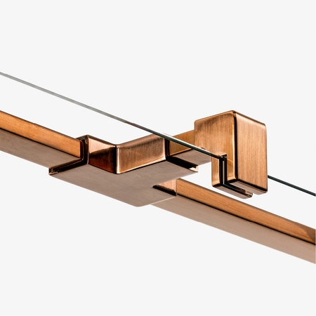 KABINA AVEXA COPPER PROSTOKĄTNA L 110x90x200 CZYSTE 6mm ACTIVE SHIELD