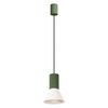 Lampa wisząca ESTRIA 1 beżowa/zielona oliwka