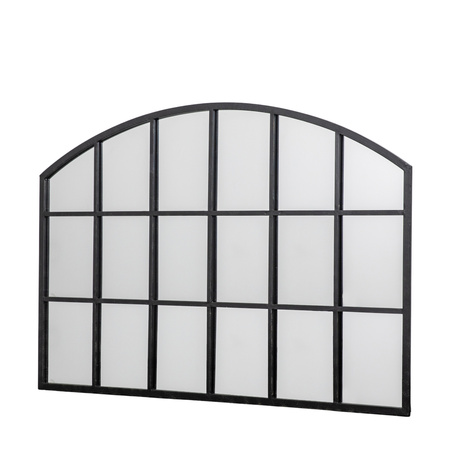 Lustro łukowe Wingham – czarne, 120 × 3 × 80 cm