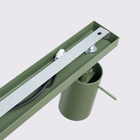 Plafon RING 4L zielony oliwkowy