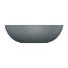 SHELL M+ umywalka nablatowa, 50 x 32 cm, ash grey mat