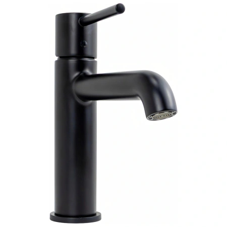 Bateria umywalkowa stojąca, czarna