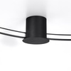 Plafon RIO 55 czarny LED 3000K