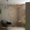 Dimple 5 Pendant Light Chrome