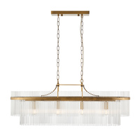 Marietta 4 Pendant Light Antique Brass